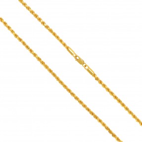22ct Gold Solid Rope Chain